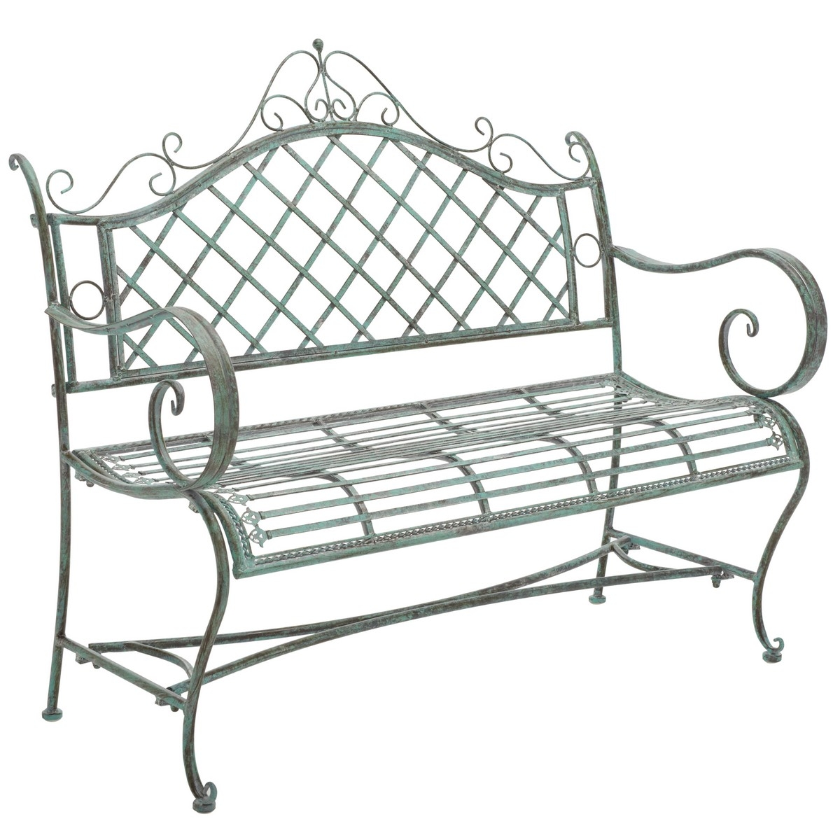 Abner Bench - Antique Dark Green - Safavieh - Image 5