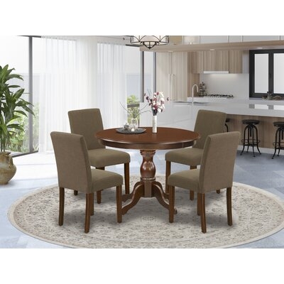 Wynona 2 - Person Rubberwood Solid Wood Dining Set - Image 0