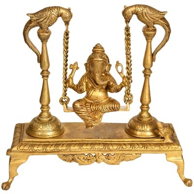 Lord Ganesha On A Parrot Swing - Image 0