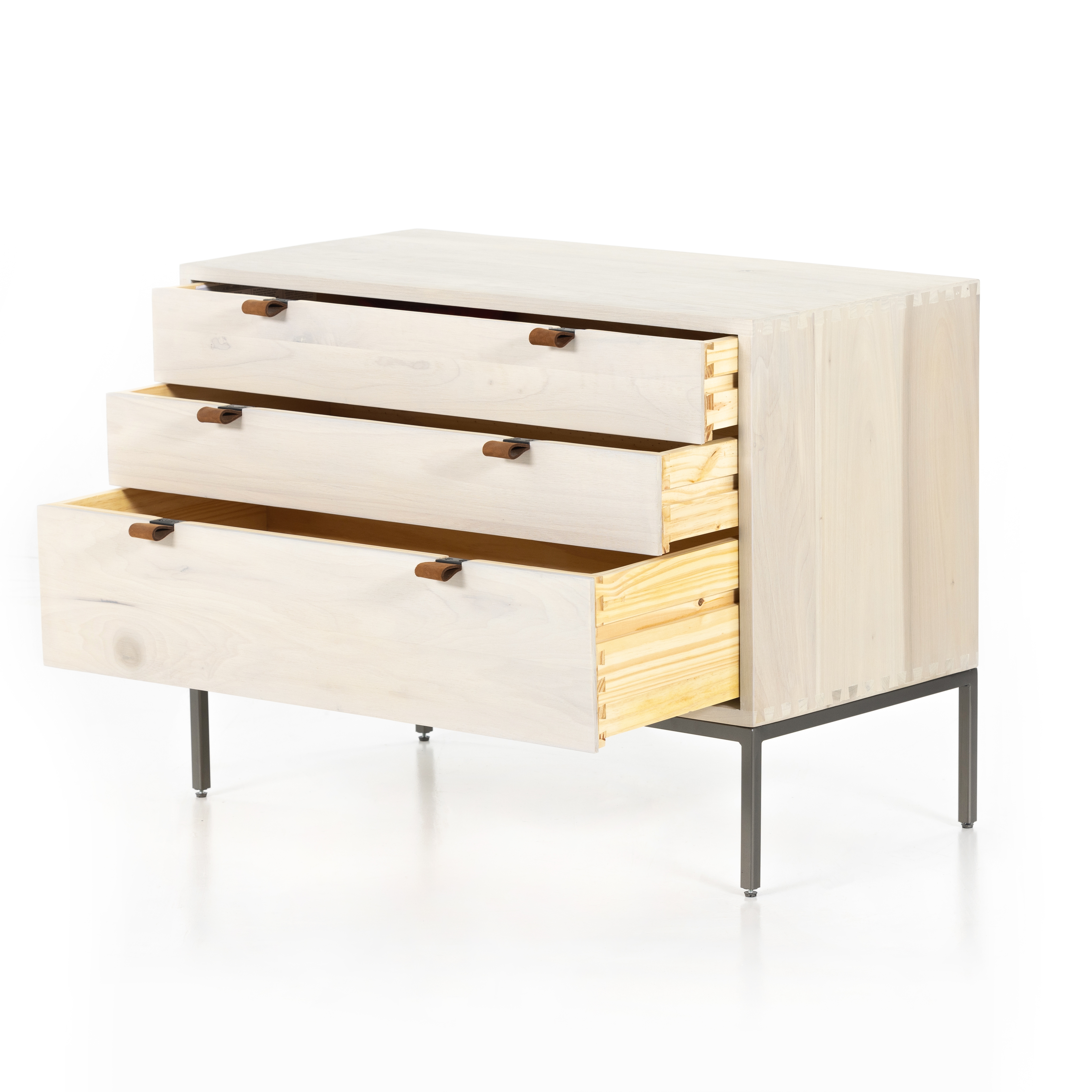 Trey Large Nightstand-Dove Poplar - Image 3