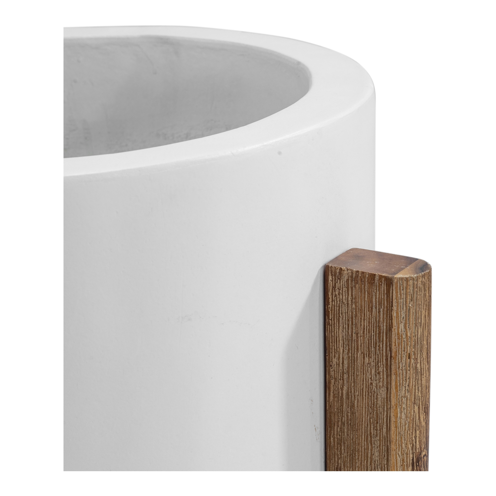 Everest Small Round Planter Cream White - Image 2