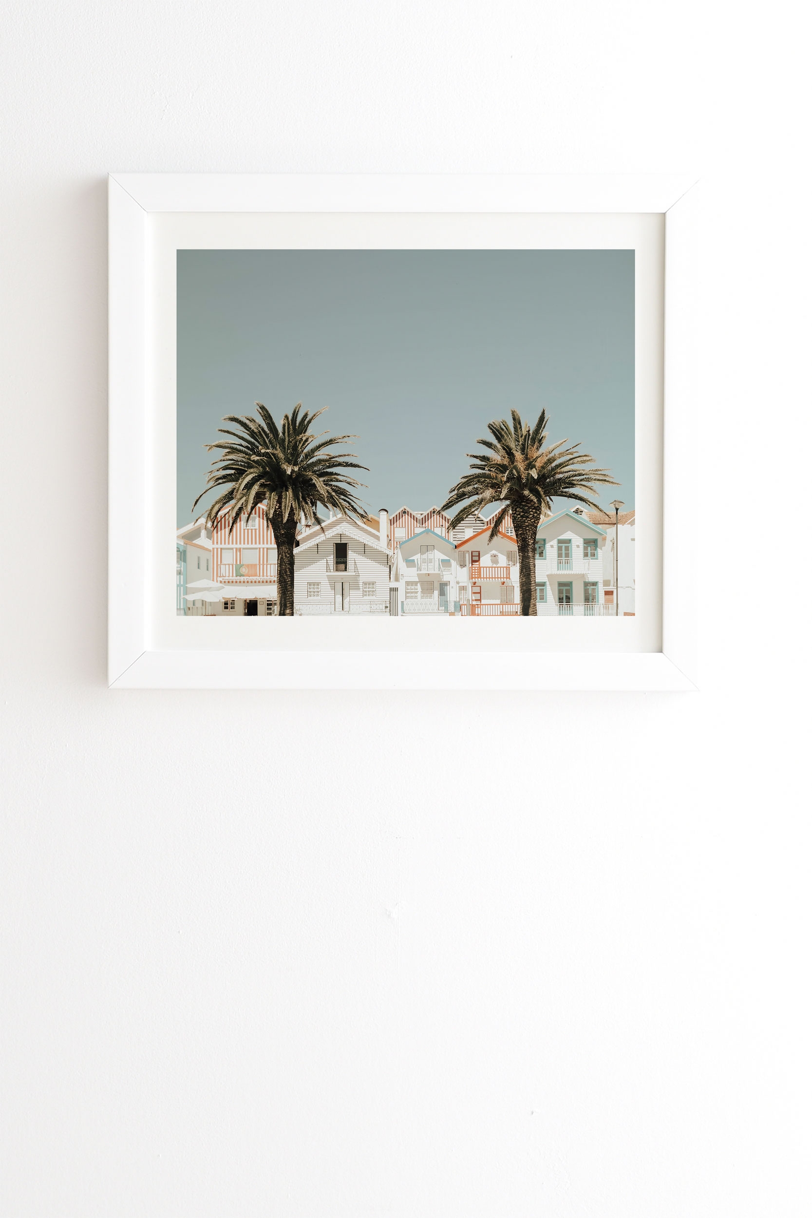 Aveiro by Ingrid Beddoes - Framed Wall Art Basic White 14" x 16.5" - Image 0