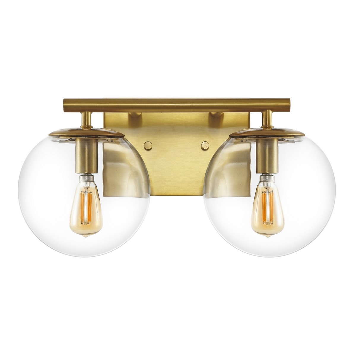 Severa 2Lt 14" Wall Sconce - Brass - Safavieh - Image 0
