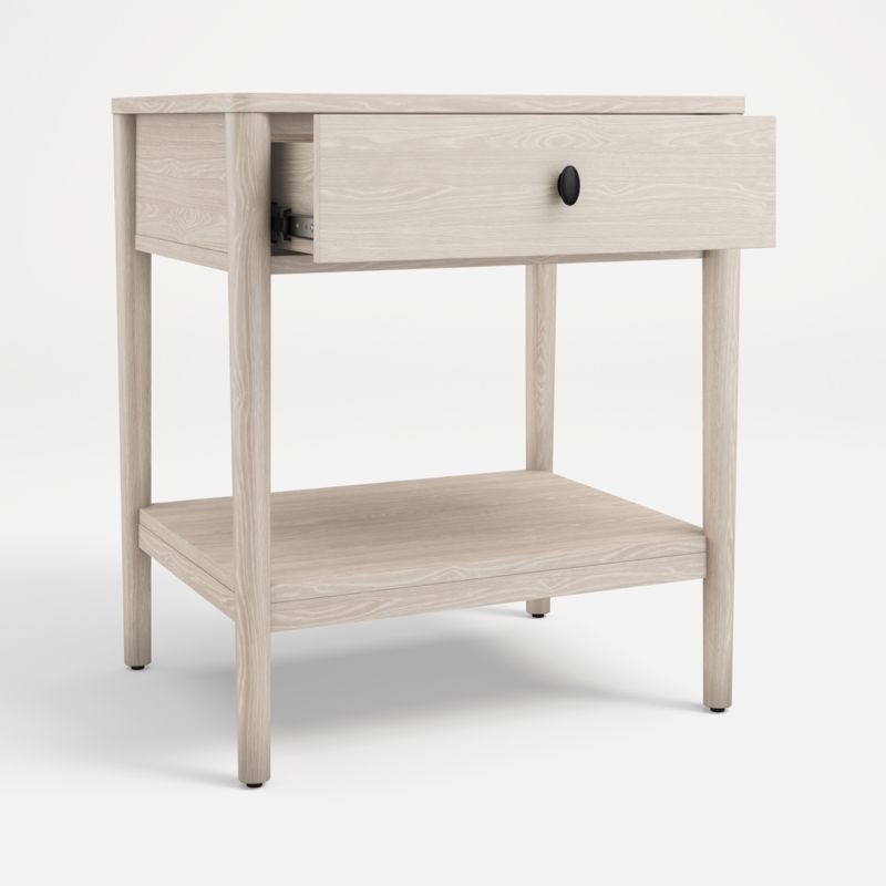 Gia Nightstand, Pickled Oak - Image 2