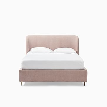 Lana Storage Bed, Cal King, Chenille Tweed, Frost Gray - Image 2