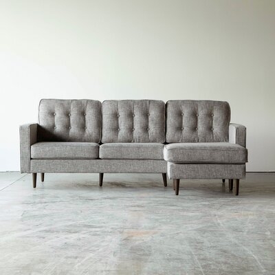 Mackinnon 84" Wide Reversible Sofa & Chaise with Ottoman - Image 0