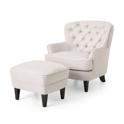 Michaelson 24" Armchair and Ottoman - Image 0