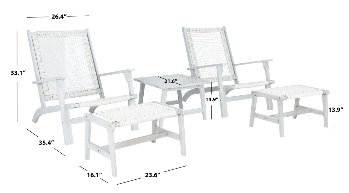 Chantelle Living Set - Grey/Grey - Safavieh - Image 6