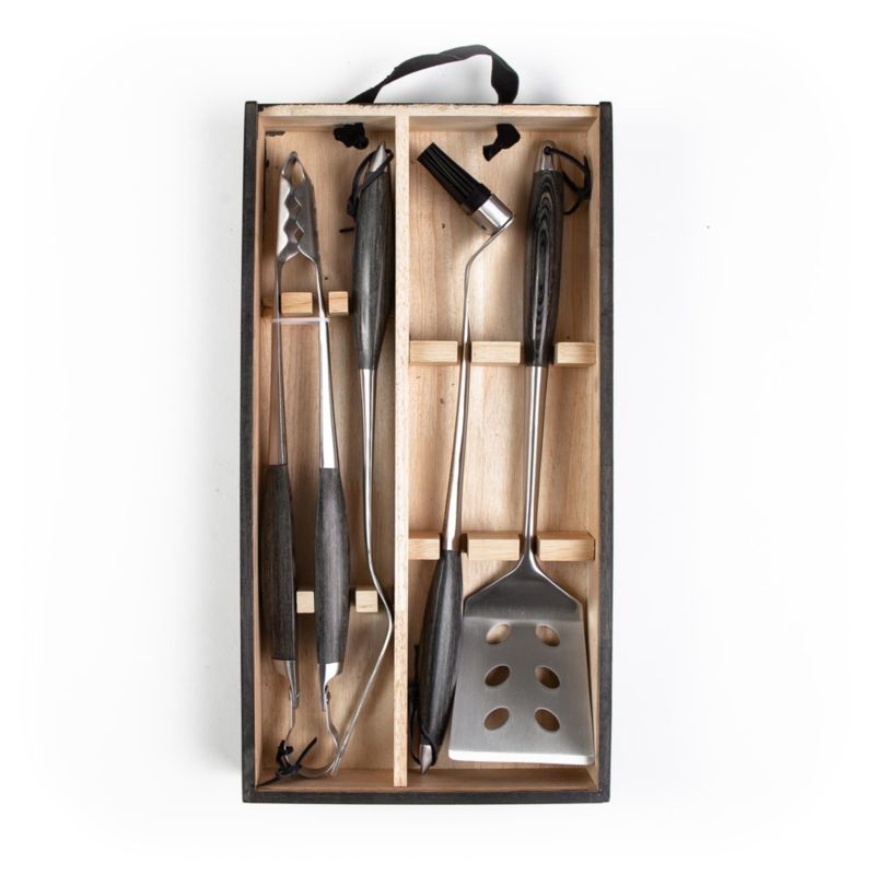 Schmidt Brothers Bonded Ash 4-Piece Grill Set - Image 4