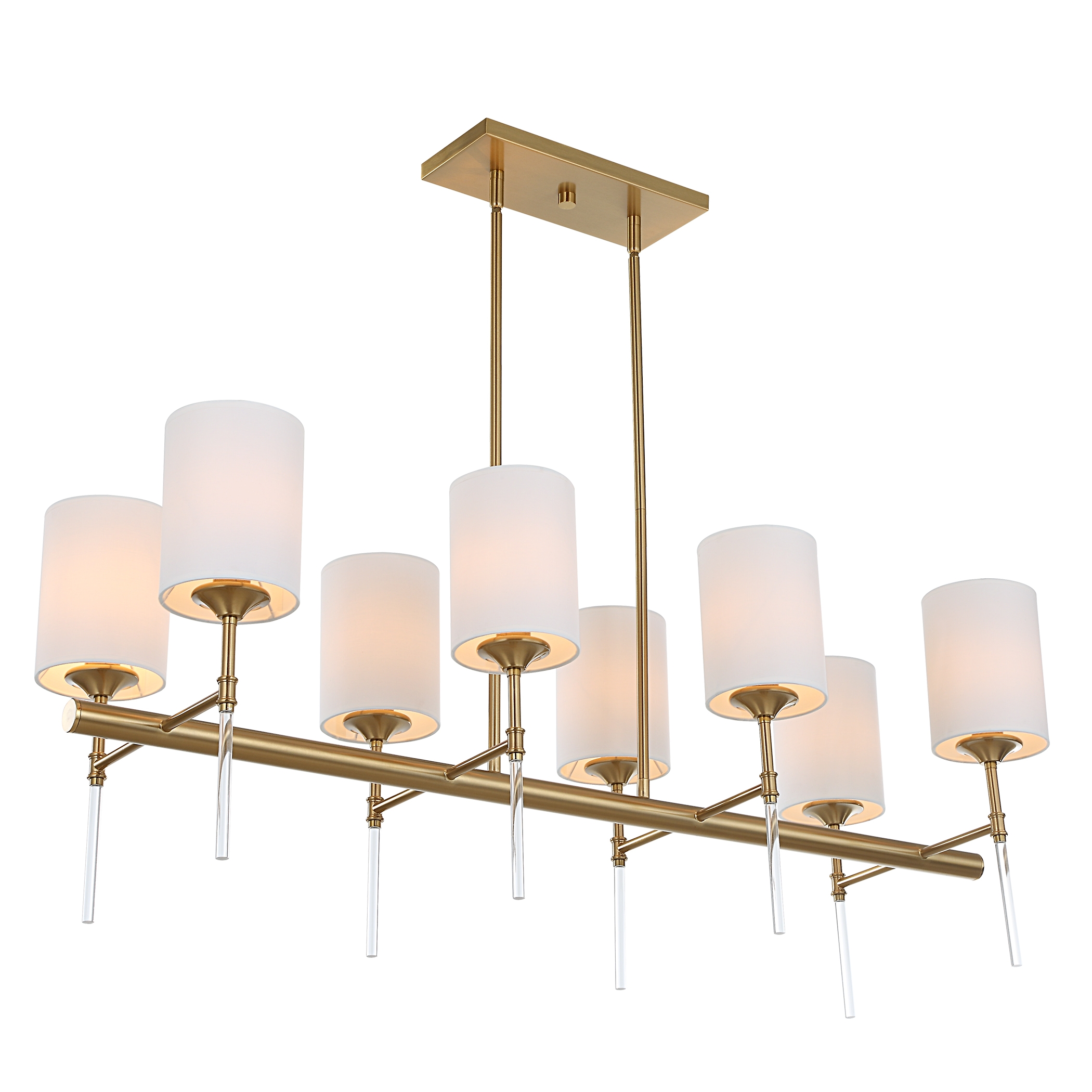 Awyr 8 Light Linear Chandelier - Image 5