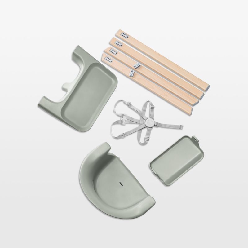 Stokke® Clikk Glacier Green High Chair with Adjustable Footrest - Image 2