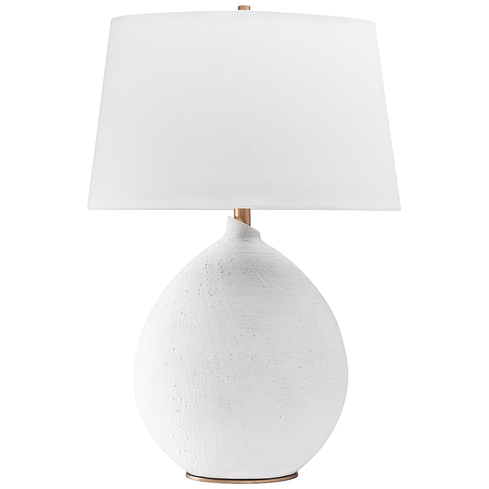 Hudson Valley Denali White Ceramic Table Lamp - Style # 80R97 - Image 0