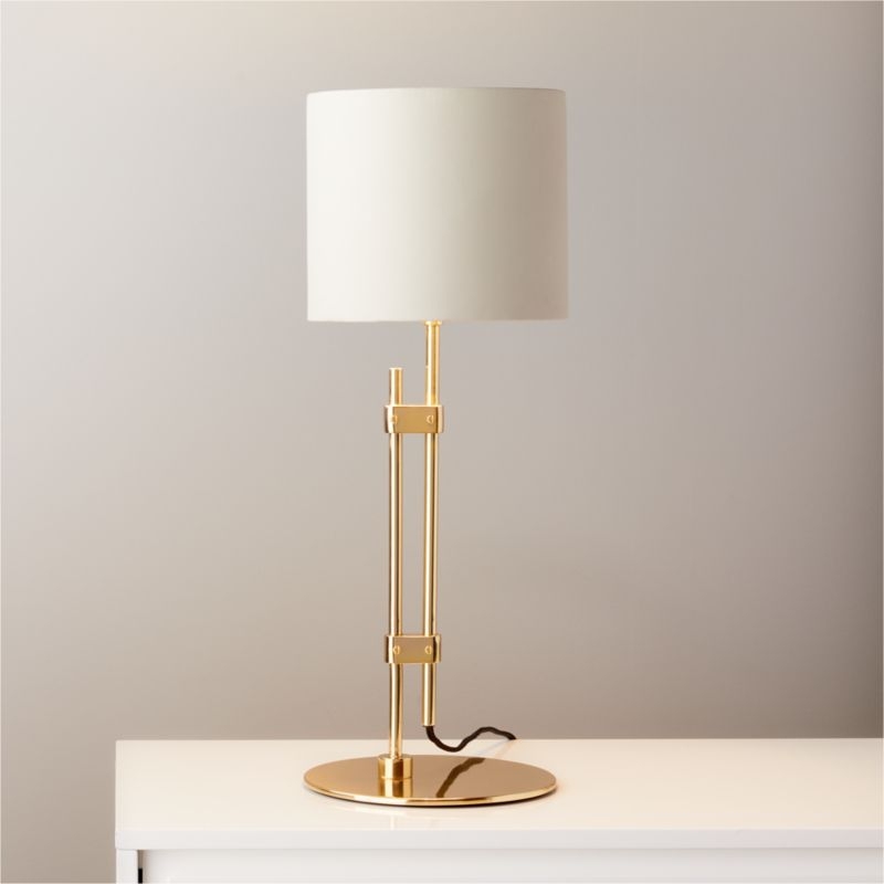 Soporte Polished Brass Table Lamp - Image 1