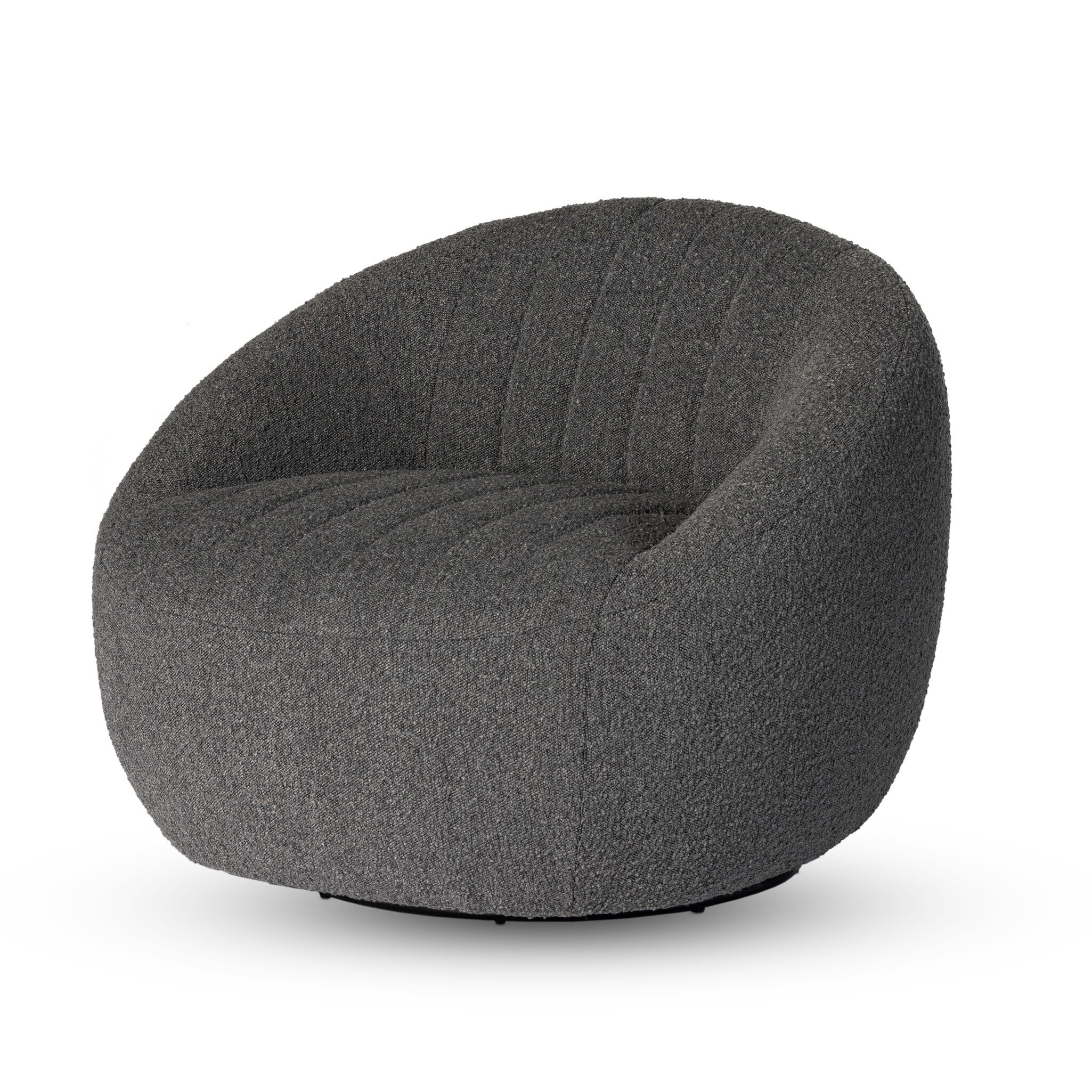 Audie Swivel Chair - Knoll Charcoal - Image 0