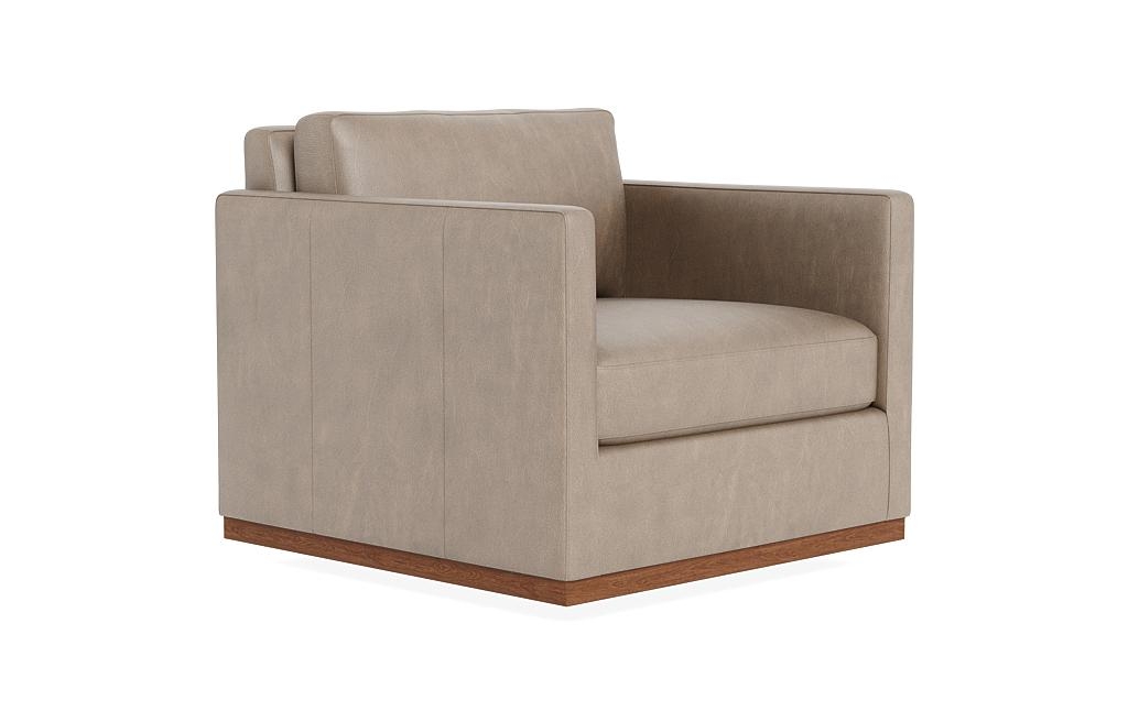 Jasper Leather Swivel Chair - Image 1