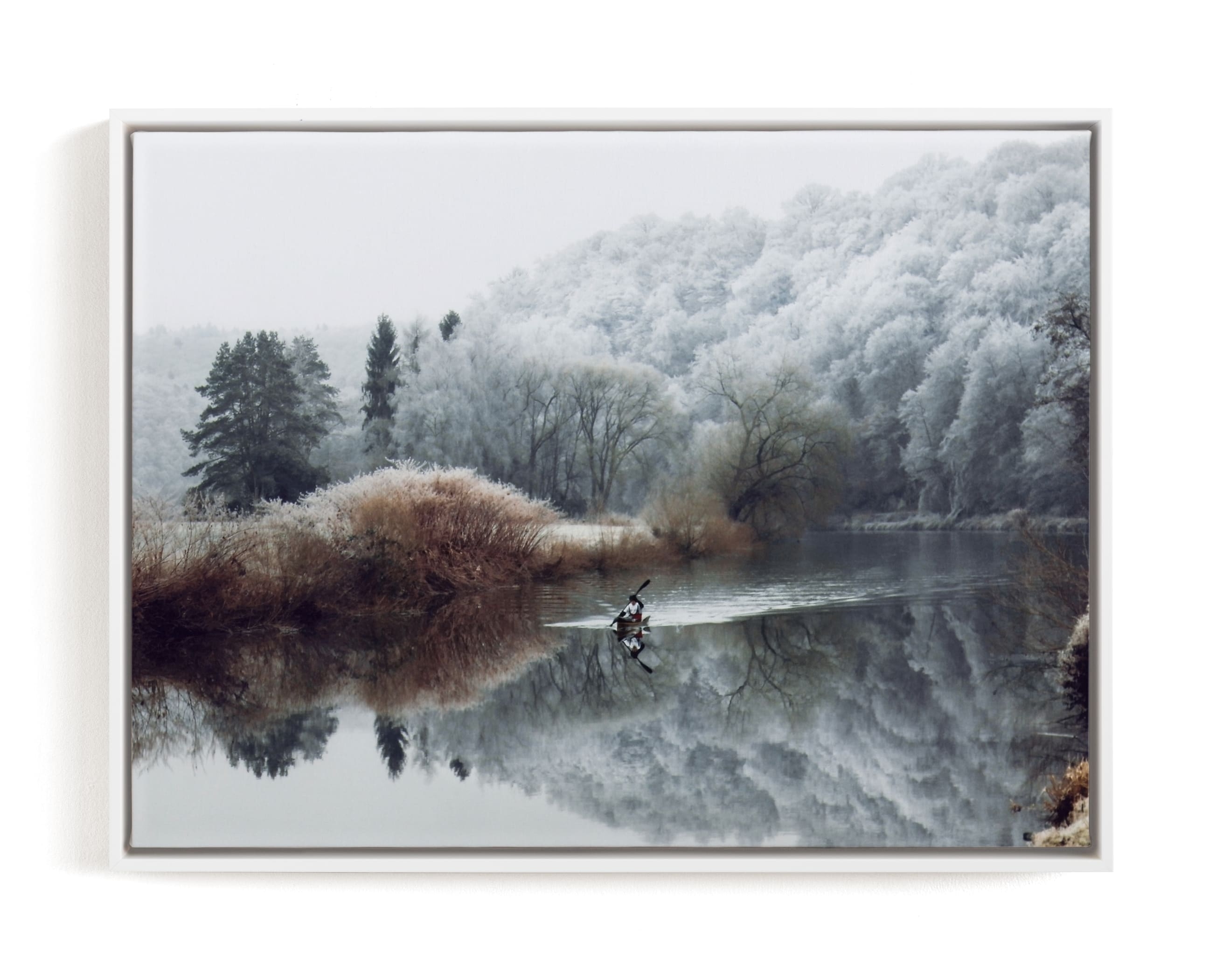 Winter Kayak Limited Edition Fine Art Print 1 - Image 0