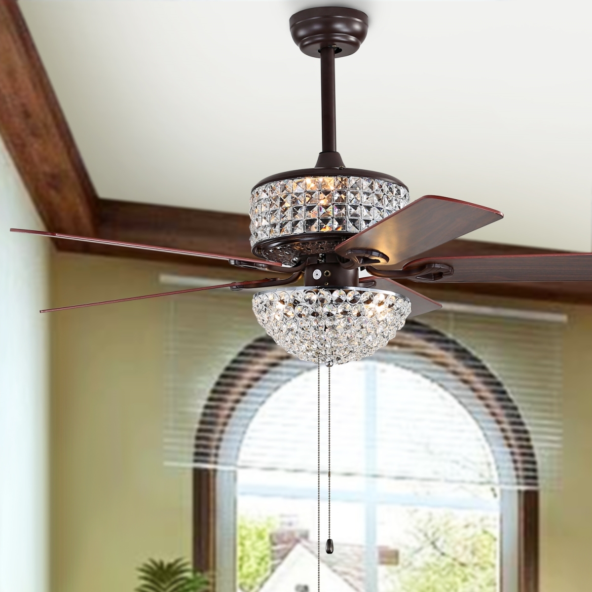 Nori 6 Lt 52 Inch Ceiling Fan - Oil Rub Bronze - Safavieh - Image 1