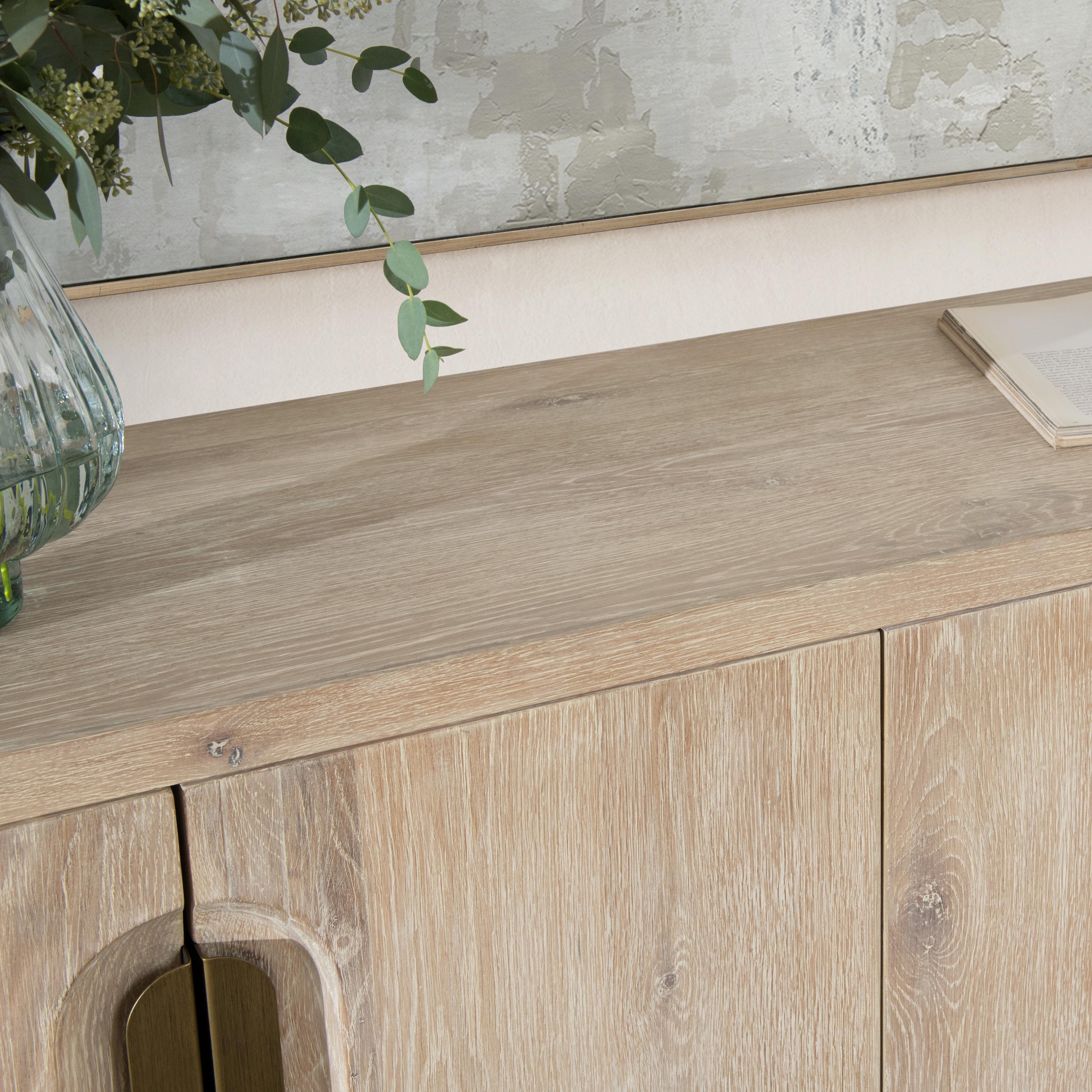 Tiber 4Dr Buffet White Washed - Image 4