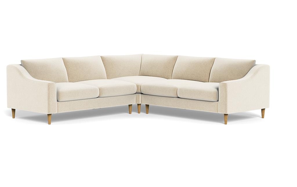 Saylor Slope Arm Corner 4-Seat Sectional Sofa - Image 2