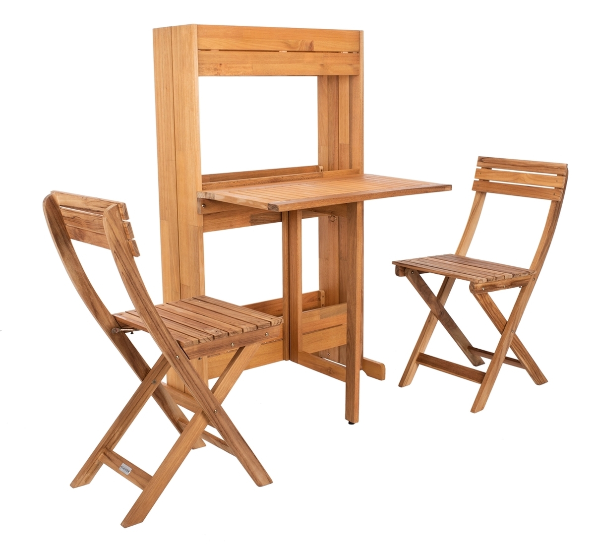Barley Flower Shelf Bistro Set - Natural - Safavieh - Image 4