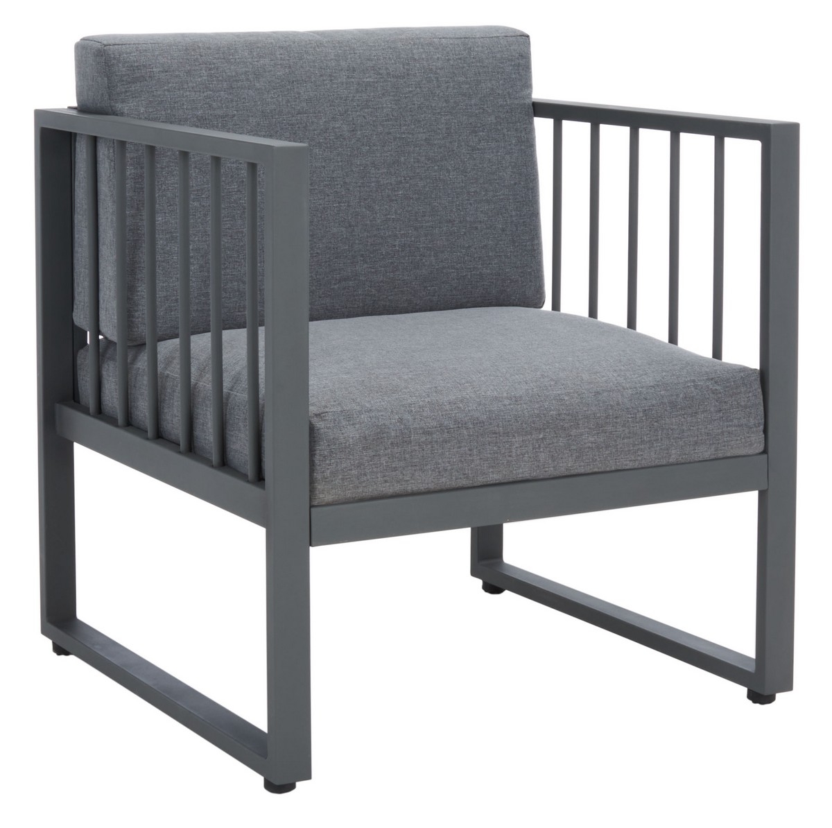 Holyoke 4 Pc Living Set - Grey / Grey - Safavieh - Image 7