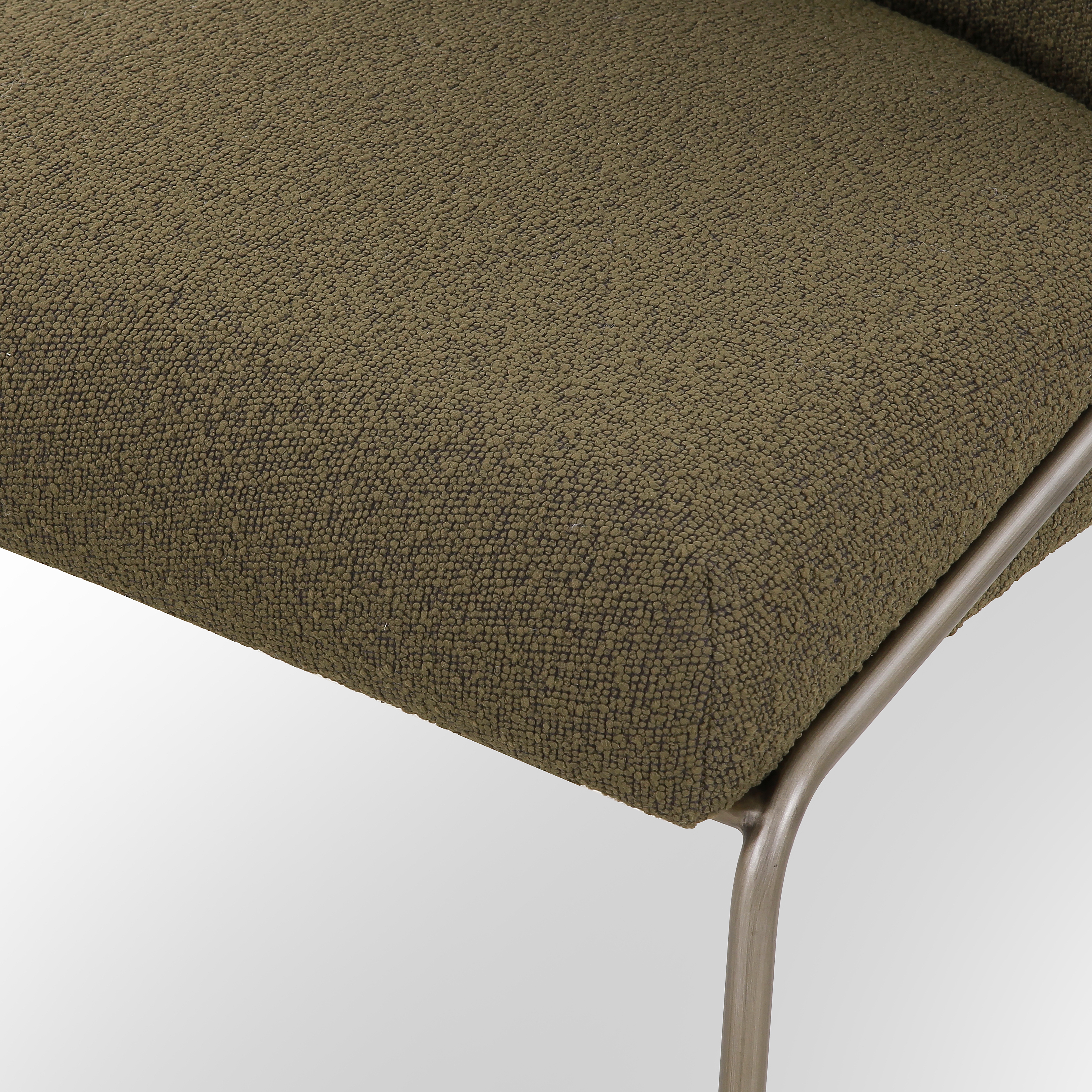 Astrud Dining Chair-Fiqa Boucle Olive - Image 5
