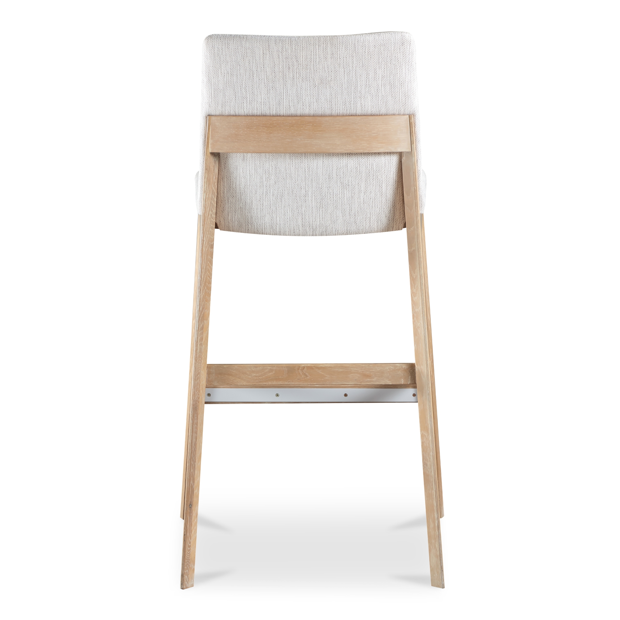 Deco Oak Barstool Light Grey - Image 3