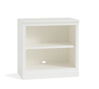 Aubrey 36" 2-Shelf Bookshelf Base, Dutch White - Image 0