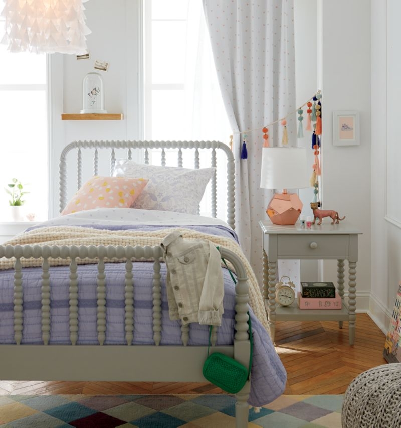 Jenny Lind Grey Queen Bed - Image 3