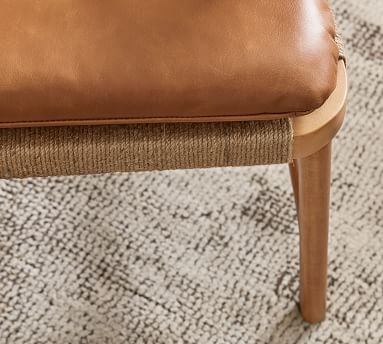 Danish Leather Chair, Nubuck Fawn - Image 4