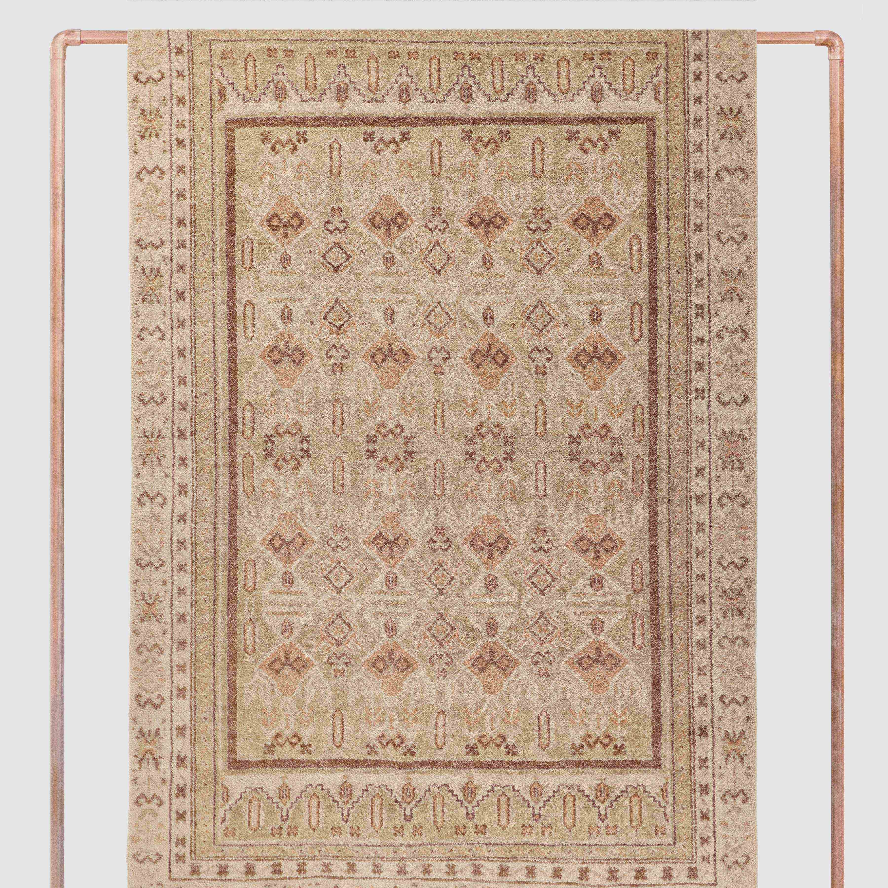 The Citizenry Evelyn Hand-Knotted Area Rug | 8' x 10' | Rose - Image 0