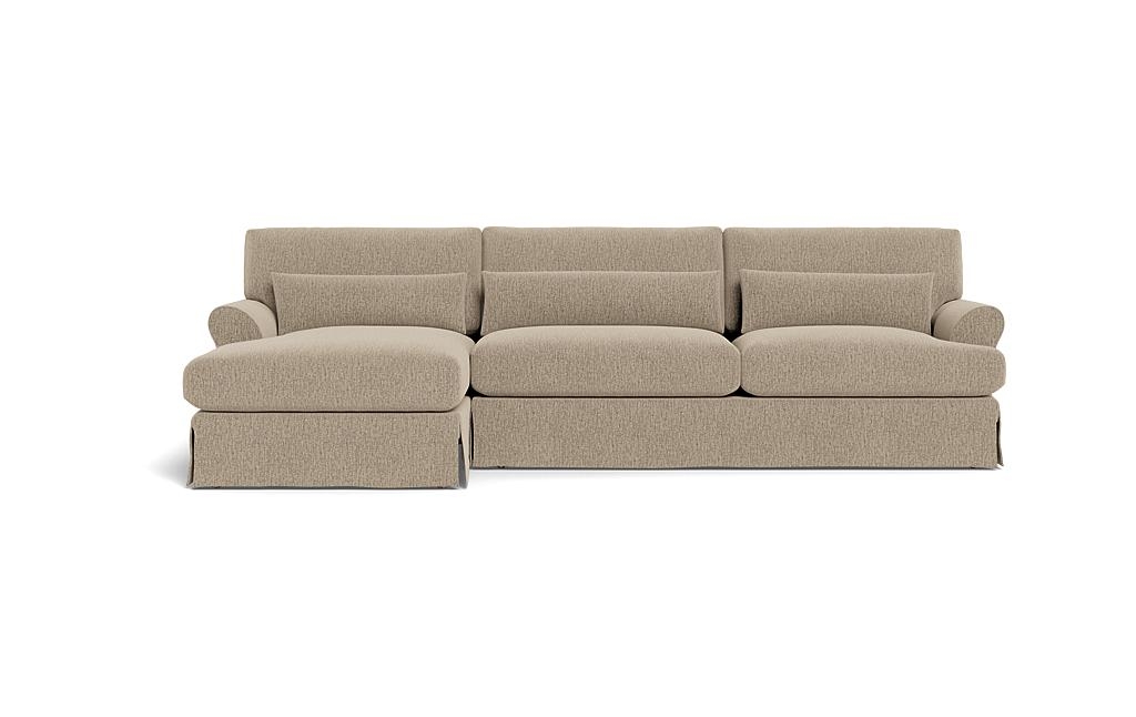 Maxwell Slipcovered Sectional Sofa with Left Chaise by Apartment Therapy - Image 0