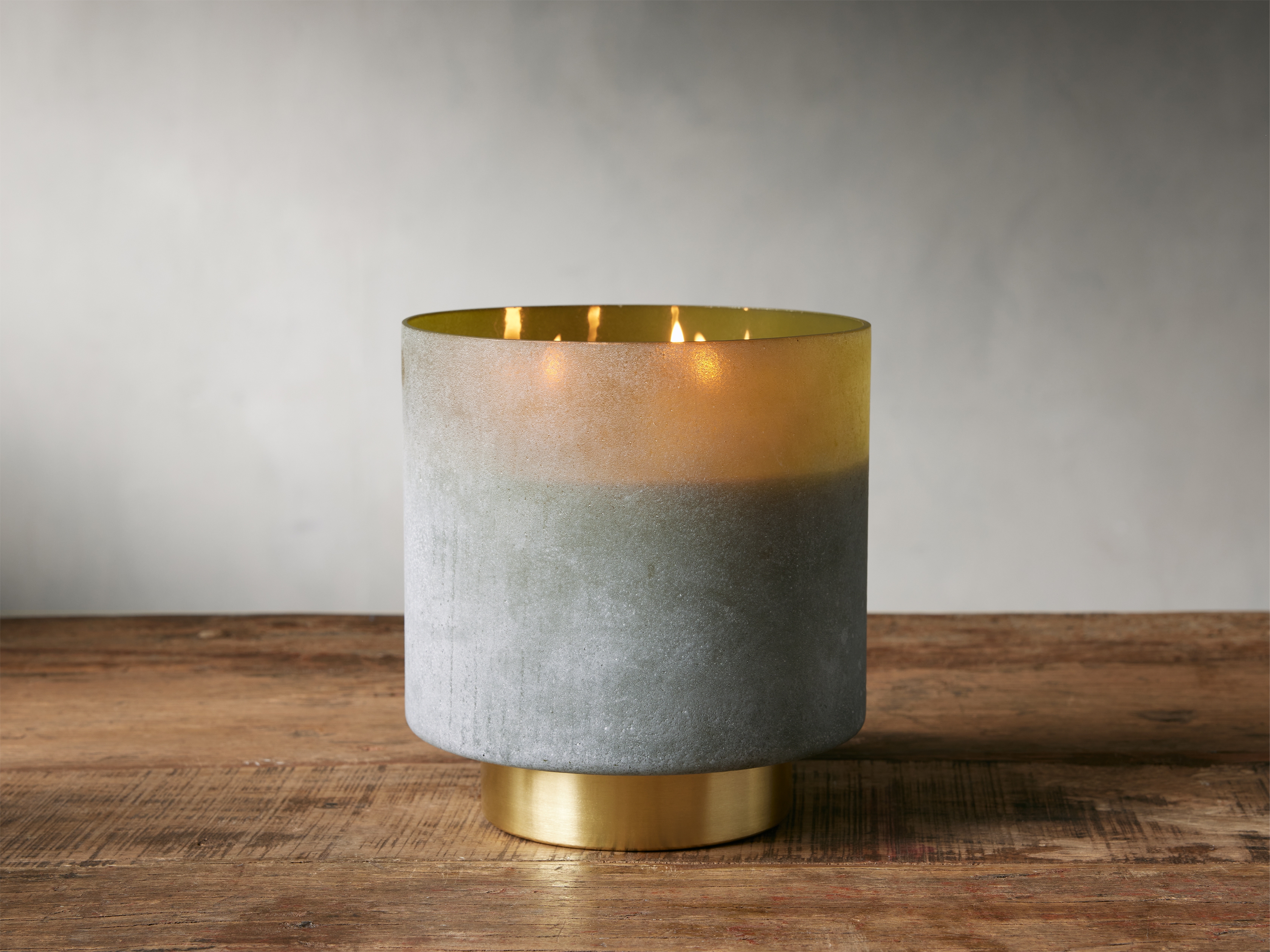 Retreat Olive Fig Candle in Glass Medium Green - Image 0