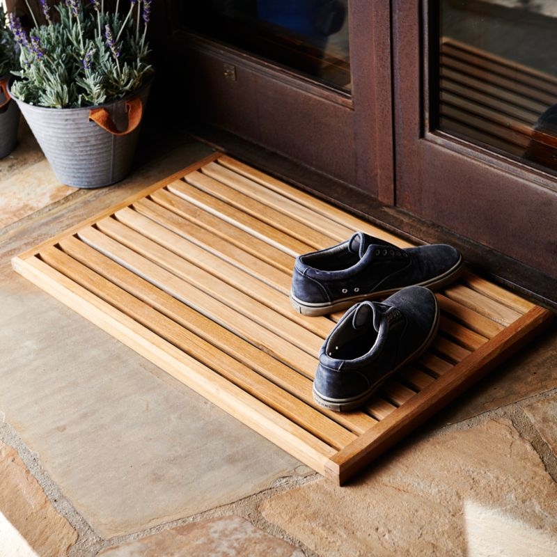 Teak Indoor/Outdoor Doormat 20"x32" - Image 2