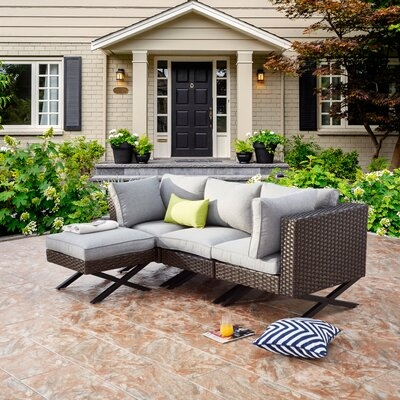 Rimersburg Patio Sectional with Cushions - Image 0