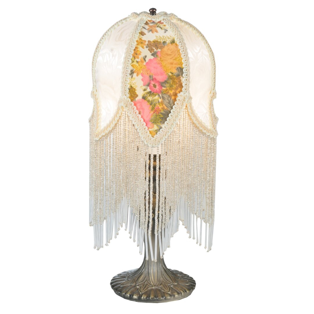 Meyda Lighting Fringe Victorian Tulip 15"" Table Lamp - Image 0