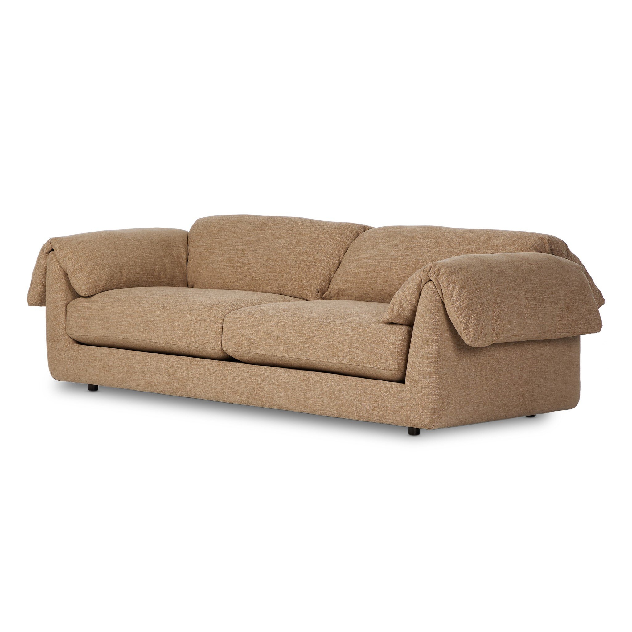 Marcel Sofa-102" - Laken Taupe - Image 1