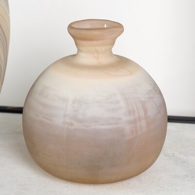 Amber 8.75" Glass Table Vase - Image 0