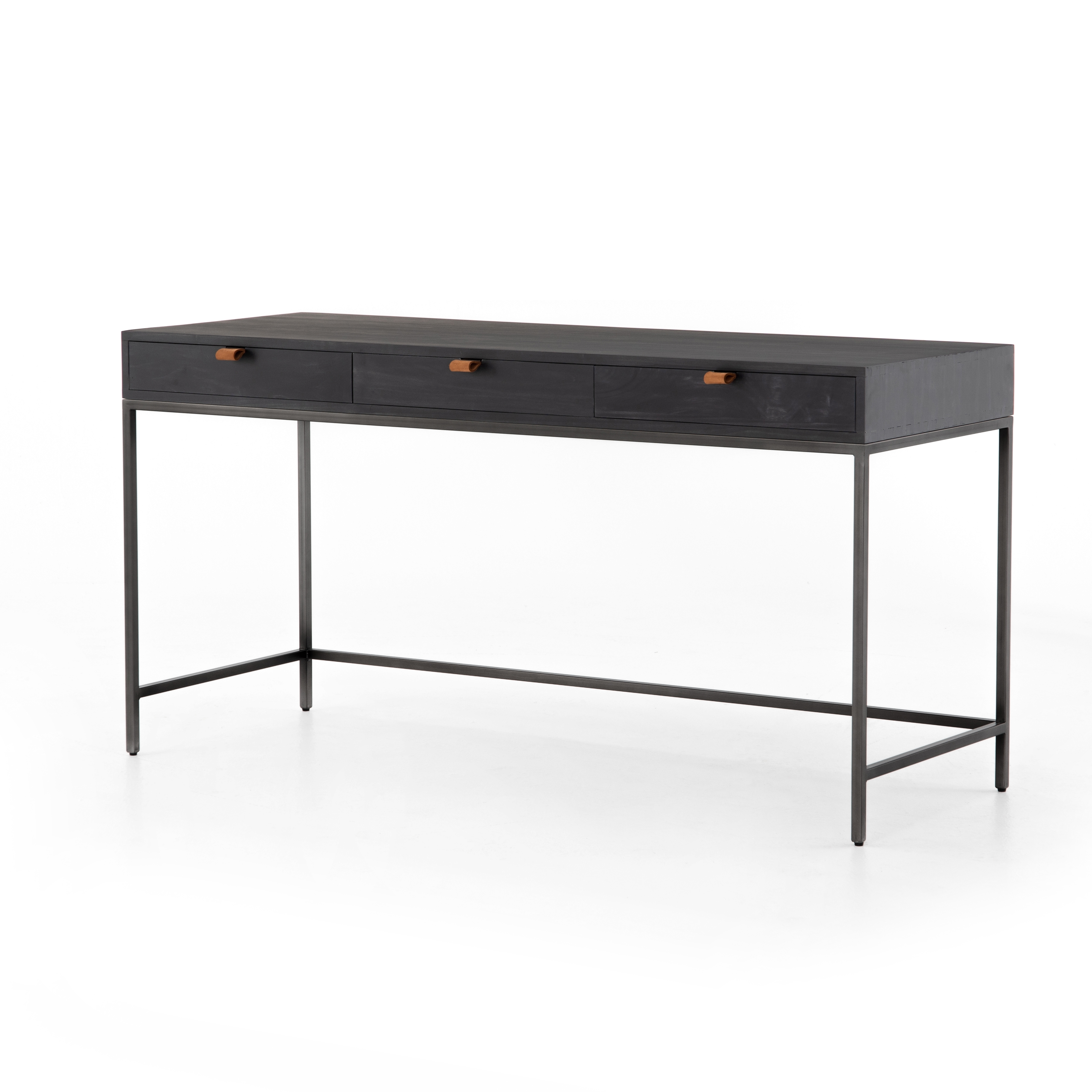 Trey Modular Writing Desk-Black Wash Pop - Image 0