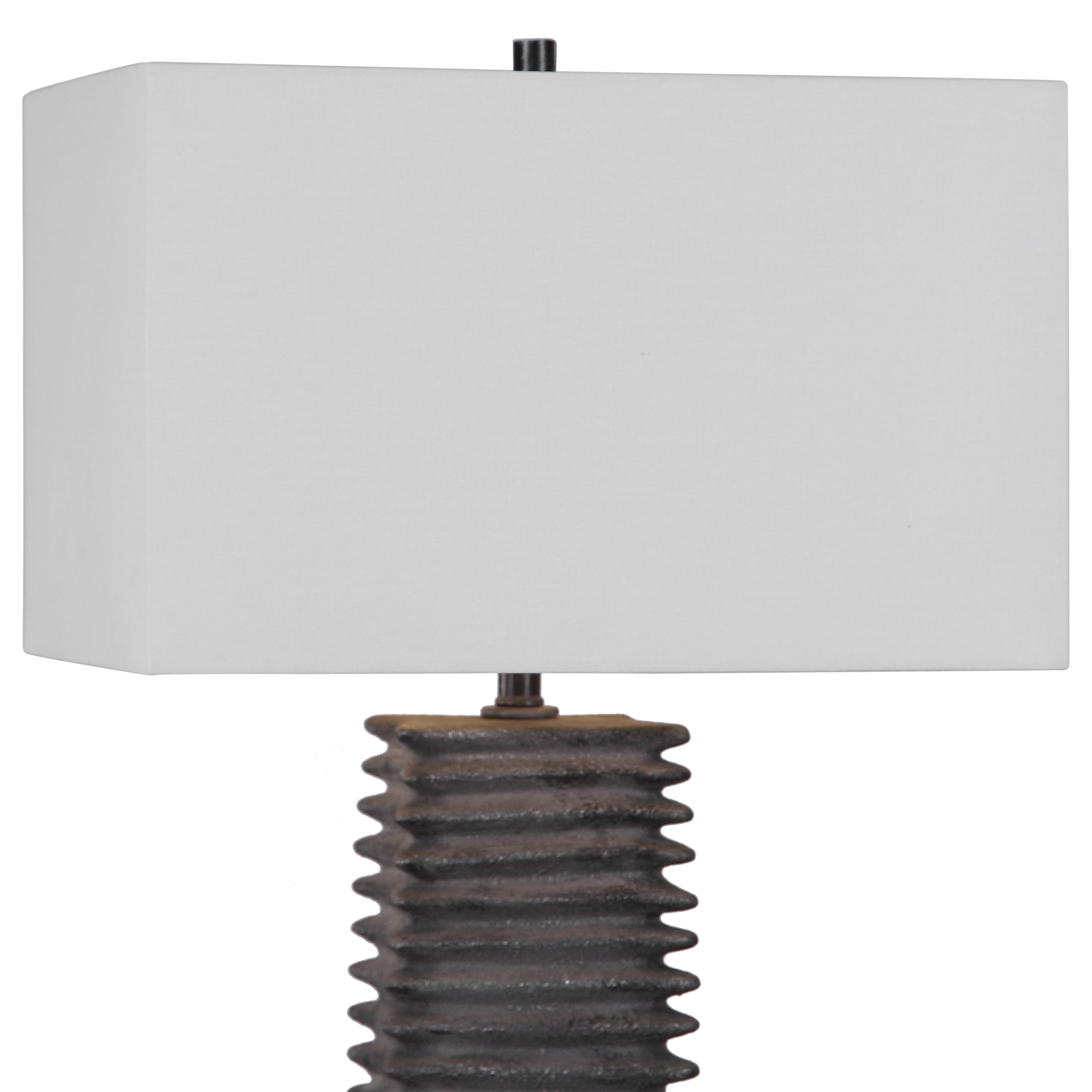 Sanderson Metallic Charcoal Table Lamp - Image 2