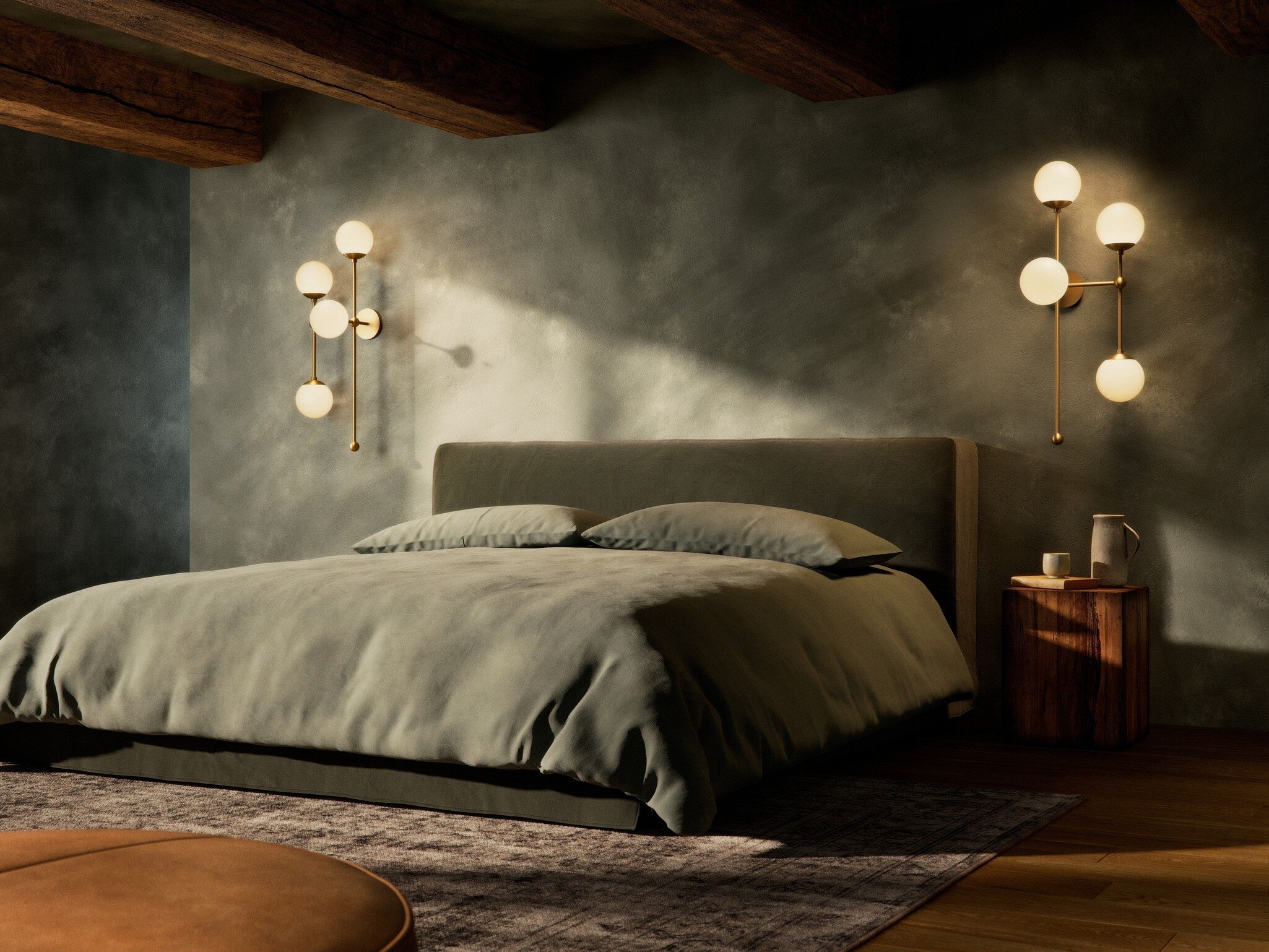 Armstrong 4 R Sconce - Burnished Brass - Image 2