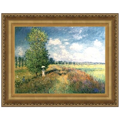 The Summer, Poppy Field, 1875 by Claude Monet Framed Painting Print - Image 0