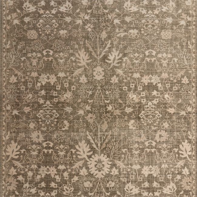 Tavira Performance Traditional Green Handknotted Area Rug 10'x14' - Image 0
