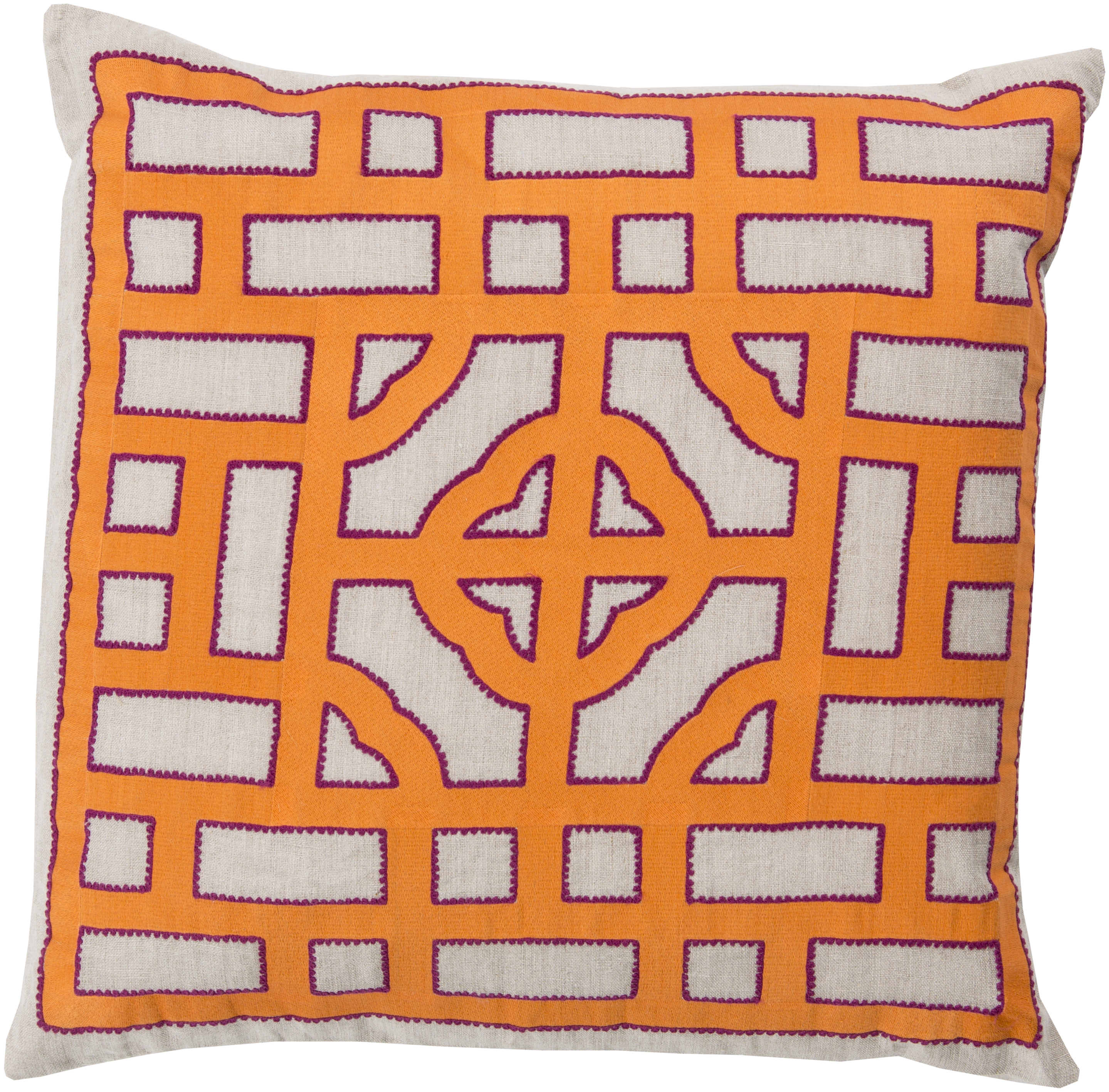Chinese Gate LD-051 20"L x 20"W Polyester Filled Pillow - Image 0