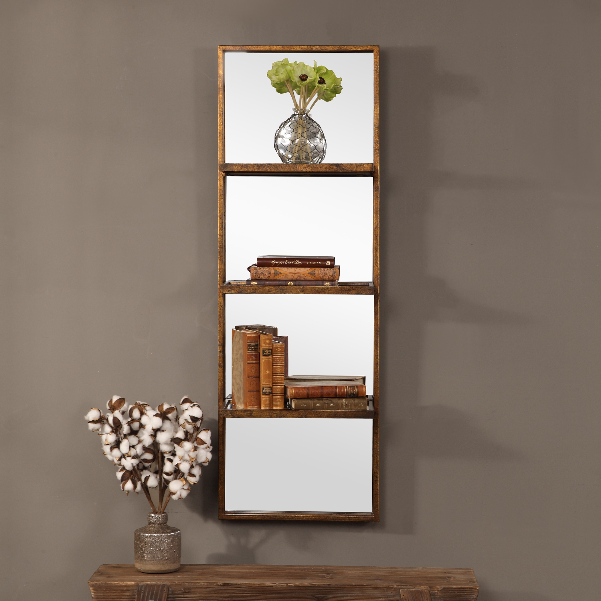 Dalis Mirrored Wall Shelf - Image 0
