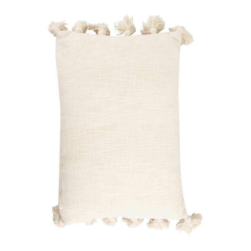 Hutton Cotton Lumbar Pillow Cover & Insert - Image 1