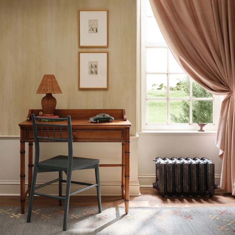 French Ticking Stripe Blackout Curtain Panel 44" x 84" by Sharland England - Image 5