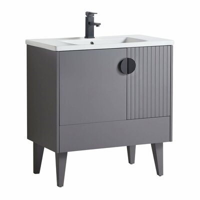 Harold 30" Single Bathroom Vanity Set - Image 0