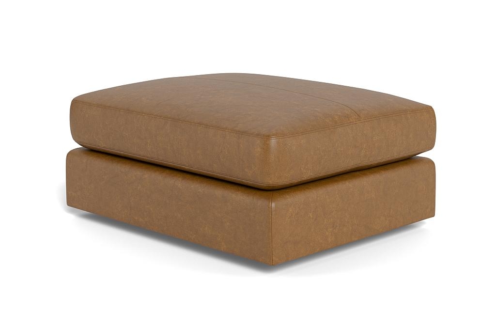 Beckham Leather Modular Rectangle Ottoman - Image 1