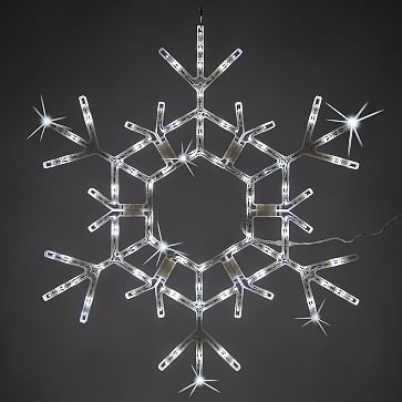 Twinkle Folding Snowflake Led Cool White Lights 20 Inch - Image 3